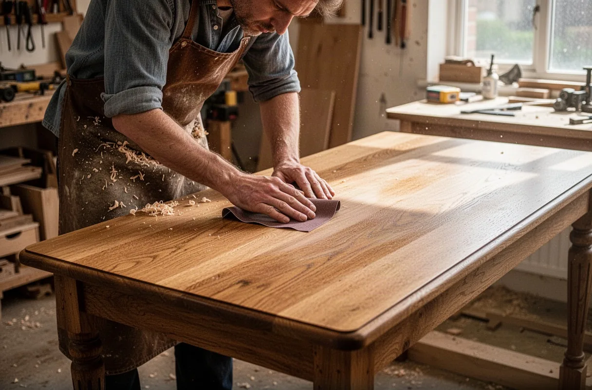 Dining Table Surface Restoration